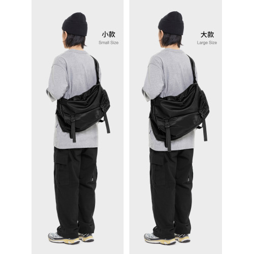 livebox旅行大容量斜後後背包男運動健身包機能單肩包後後背包男包男士