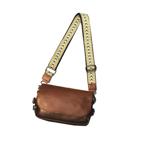 日系復古郵差包小挎包單肩拉鍊繙蓋後後背包小方包休閒斜胸包潮男包包