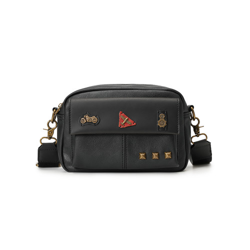 2026新款日系復古郵差包潮流小方包韓版男包休閒時尚斜後後背包機車包