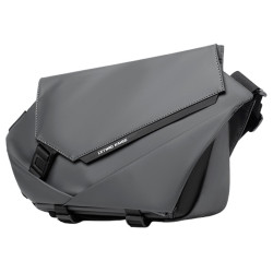 機能日系工裝斜後後背包男騎行運動款通勤郵差包潮流單肩包大容量胸包