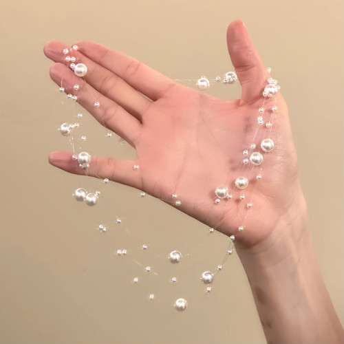 HEY TAO滿天星珍珠項鍊女2026新款爆款輕奢小衆設計感高級鎖骨鍊