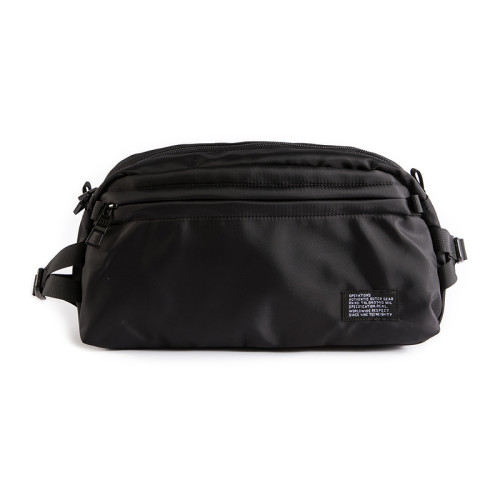 潮流運動男士胸包斜後後背包牛津布休閒個性戶外騎行包大容量防水腰包