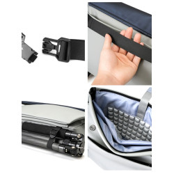 男士斜後後背包通勤包胸包男款郵差包騎行包機車後後背包運動男生單肩包潮