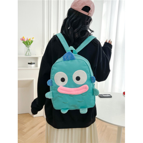 卡通大容量雙肩包人魚兒童書包醜魚可愛百搭少女學生簡約百搭後後背包