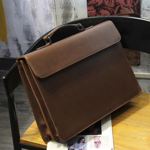 新款復古手提包公文包 韓版男包休閒時尚單肩包斜後後背包商務男包潮