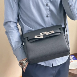 頭層togo牛皮凱莉郵差包messenger男士百搭復古單肩斜背馬鞍女包