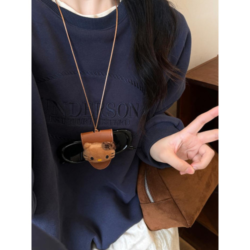 可愛貓咪小狗長款墨鏡夾掛脖眼鏡夾掛繩項鍊秋冬毛衣鏈子掛件配飾 可愛貓咪小狗長款墨鏡夾掛脖眼鏡夾掛繩項鍊秋冬毛衣鏈子掛件配飾