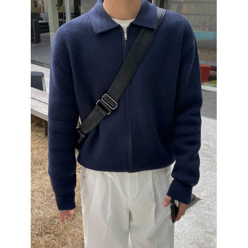 MRCYC簡約風男士PU皮斜後後背包大容量騎行通勤單肩包休閒時尚餃子包