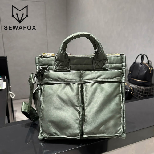 手提斜後後背包大容量男包輕便尼龍單肩休閒後後背包通勤托特包男士porte