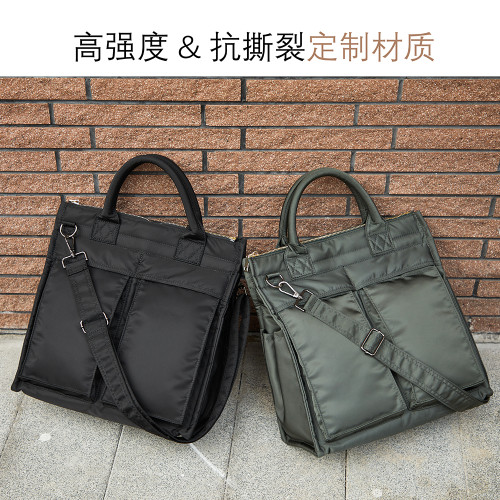 手提斜後後背包大容量男包輕便尼龍單肩休閒後後背包通勤托特包男士porte
