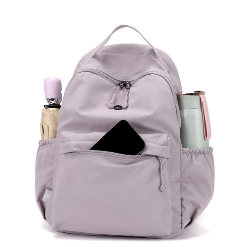 2025新款牛津布雙肩包女士後後背包書包大容量輕便百搭時尚中學生旅行