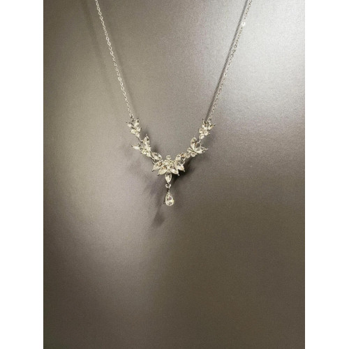 Vintage古著 Crystal snowflake項鍊 Vintage古著 Crystal snowflake項鍊