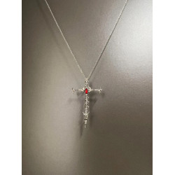 Vintage古著 Skeleton cross項鍊