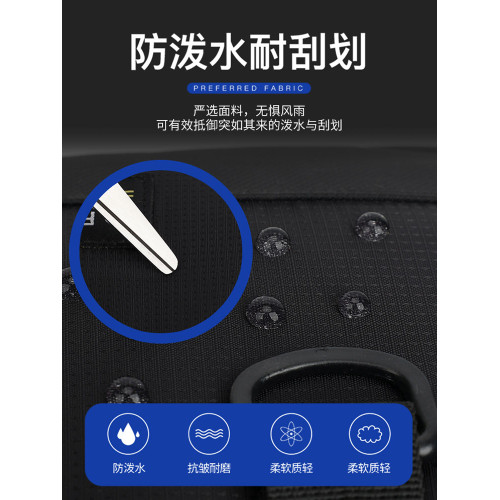 大容量男包戶外防水耐磨後後背包多口袋做生意包商務牛津布單肩斜後後背包