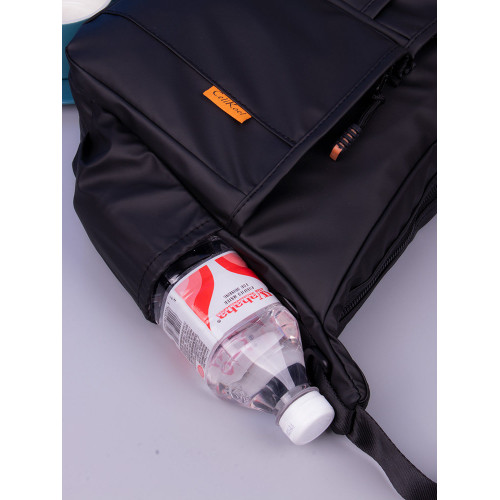 單肩包橫款大號斜後後背包男2024新款大容量男士後後背包休閒多功能帆布潮