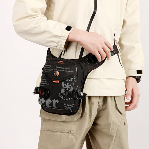 多功能休閒腰腿包男女斜背腰包小包戶外運動健身跑步騎行釣魚腿包