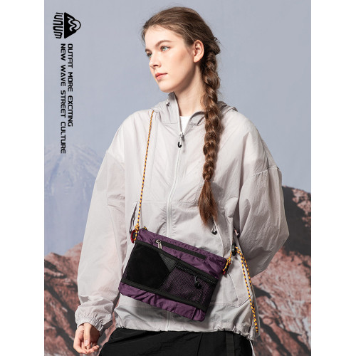 輕量化山系斜後後背包徒步騎行登山戶外小包休閒運動防水輕便手機包包