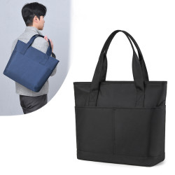 2025新款男包牛津布公文包男士通勤百搭單肩包文件包簡約手提包包