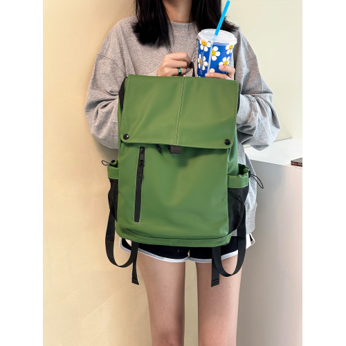 大容量雙肩後後背包中性風防潑水輕便學生書包女戶外短途旅行登山包男