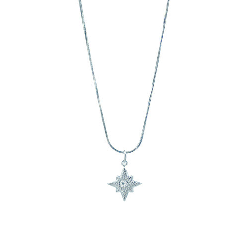 NFF不掉色星星項鍊男款星芒星鋯石項鍊精緻甜酷ins極簡百搭鎖骨鍊 NFF不掉色星星項鍊男款星芒星鋯石項鍊精緻甜酷ins極簡百搭鎖骨鍊