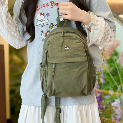 雙肩包超輕2025新款高級感小衆尼龍布上班通勤旅行後後背包小型輕便