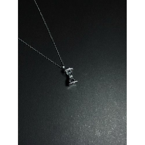 Vintage 古著【Hslous】項鍊.銀色