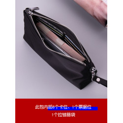 新款手包男手拿包男士牛津布錢包長款大容量帆布手抓包休閒男包潮