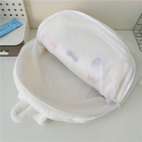 新款女孩卡通毛絨包小學生雙肩後後背包可愛酷洛米女生外出收納小後後背包