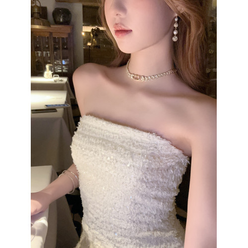 【蜜桃茶】奧莉千金 閃鑽麥穗CD字母choker項鍊套裝高級禮服配飾 【蜜桃茶】奧莉千金 閃鑽麥穗CD字母choker項鍊套裝高級禮服配飾