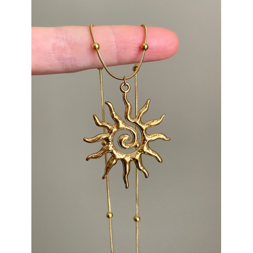 Vintage古著 The sun of fate項鍊