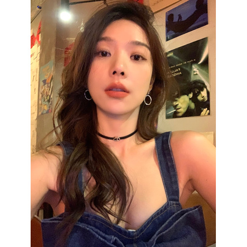 純欲字母CDchoker項鍊女款小衆設計感高級鎖骨鍊頸鏈氣質項圈頸帶