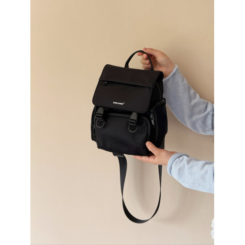 MY小衆多口袋尼龍多背法小雙肩包手提單肩斜背小後後背包學院淑女休閒