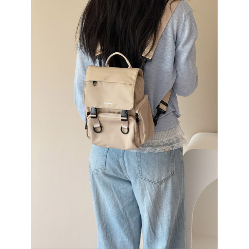 MY小衆多口袋尼龍多背法小雙肩包手提單肩斜背小後後背包學院淑女休閒