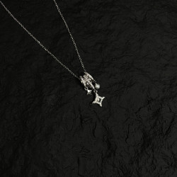 Vintage 古著【WhiteStar】項鍊