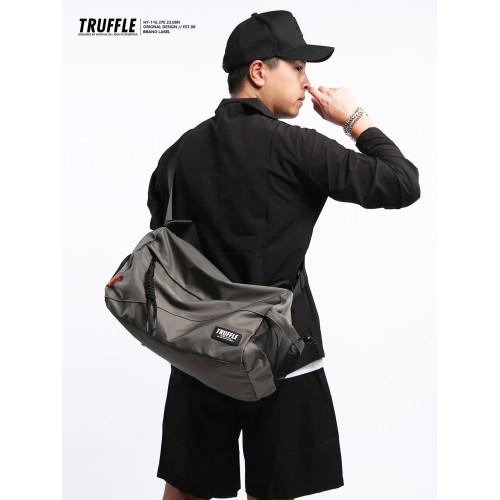 TRUFFLE高級感運動健身包男乾濕分離2025單肩斜後後背包女大容量通勤