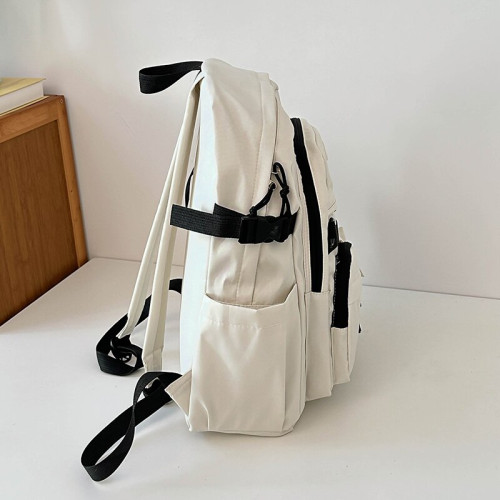 工裝ins小衆書包男女高中大學生街頭復古百搭雙肩包旅遊後後背包