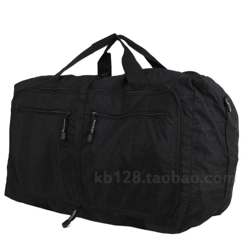 折曡旅行包旅遊輕便手提包可攜式大容量收納袋HEYI防水尼龍布行李袋