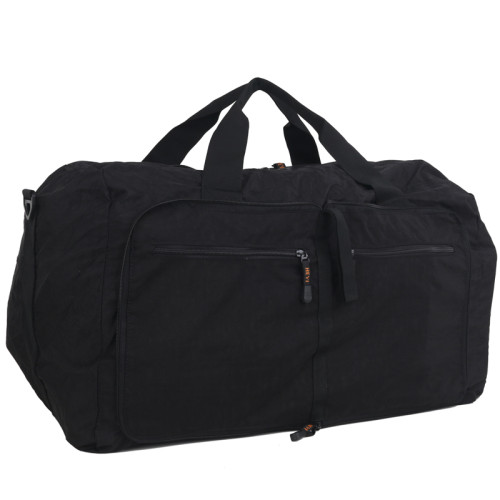 折曡旅行包旅遊輕便手提包可攜式大容量收納袋HEYI防水尼龍布行李袋