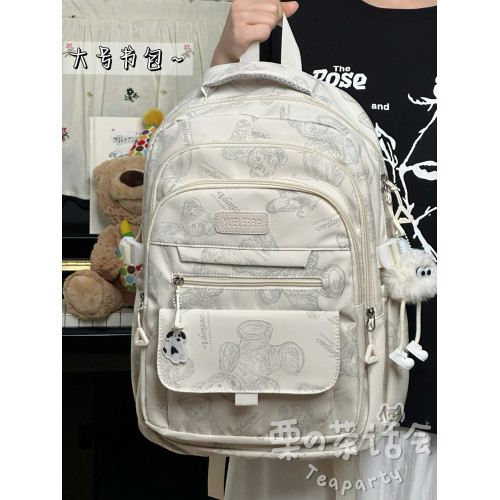 日系初中女生書包高中學生大容量高顔值雙肩包女電腦旅遊後後背包男潮 日系初中女生書包高中學生大容量高顔值雙肩包女電腦旅遊後後背包男潮