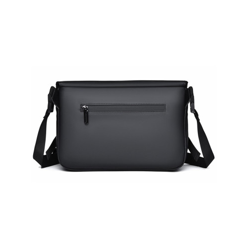 牛津布斜後後背包休閒男包戶外時尚運動郵差包橫版繙蓋小衆後後背包單肩包