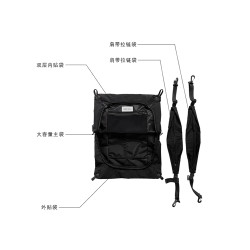 男士雙肩斜背兩用包登山包旅行輕便單肩男包機能運動男款騎行後後背包