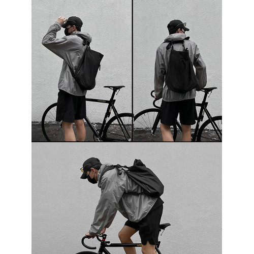 男士雙肩斜背兩用包登山包旅行輕便單肩男包機能運動男款騎行後後背包 男士雙肩斜背兩用包登山包旅行輕便單肩男包機能運動男款騎行後後背包