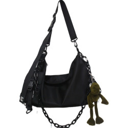 單肩包男大容量斜後後背包機能風日系工裝包潮牌斜背後後背包男士郵差包包