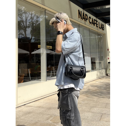 YUEN高級感通勤單肩包斜後後背包ins街頭波士頓小包手機手提日系街頭 YUEN高級感通勤單肩包斜後後背包ins街頭波士頓小包手機手提日系街頭