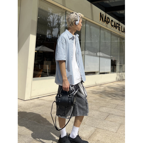 YUEN高級感通勤單肩包斜後後背包ins街頭波士頓小包手機手提日系街頭 YUEN高級感通勤單肩包斜後後背包ins街頭波士頓小包手機手提日系街頭