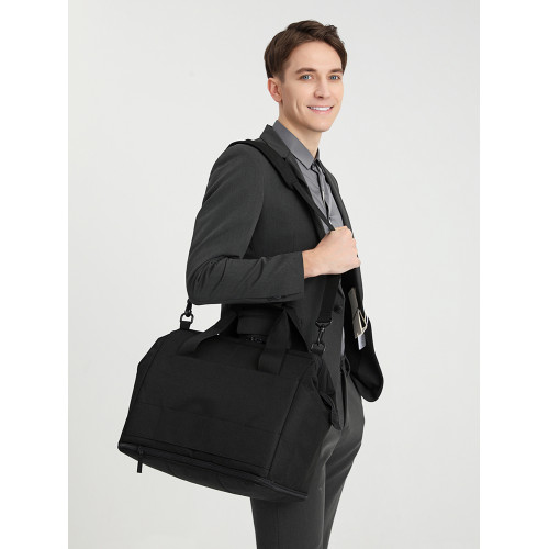 YONBEN/元本良廠大容量可調旅行包行李袋斜後後背包手提包波士頓包男