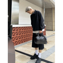 YUEN設計款ins單肩斜背ins手提包單肩旅行包波士頓枕頭包pu男女潮