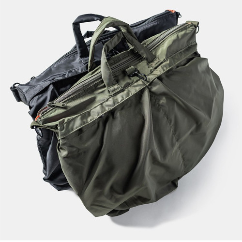 美式復古NON STOCK 飛行員尼龍頭盔包HELMET BAG托特防水單肩挎包