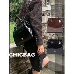 韓國小衆設計雙肩包 le同款復古真皮大容量時尚通勤百搭手提後後背包