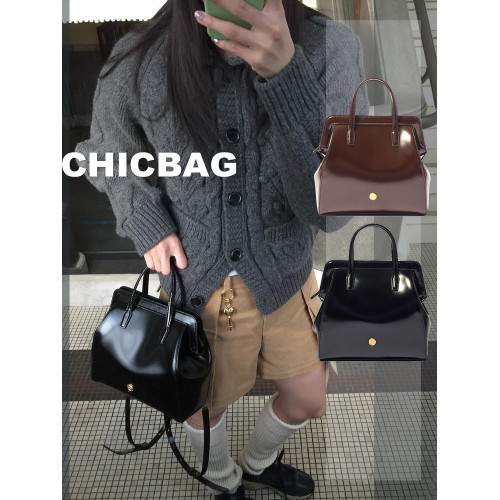 韓國小衆設計雙肩包 le同款復古真皮大容量時尚通勤百搭手提後後背包